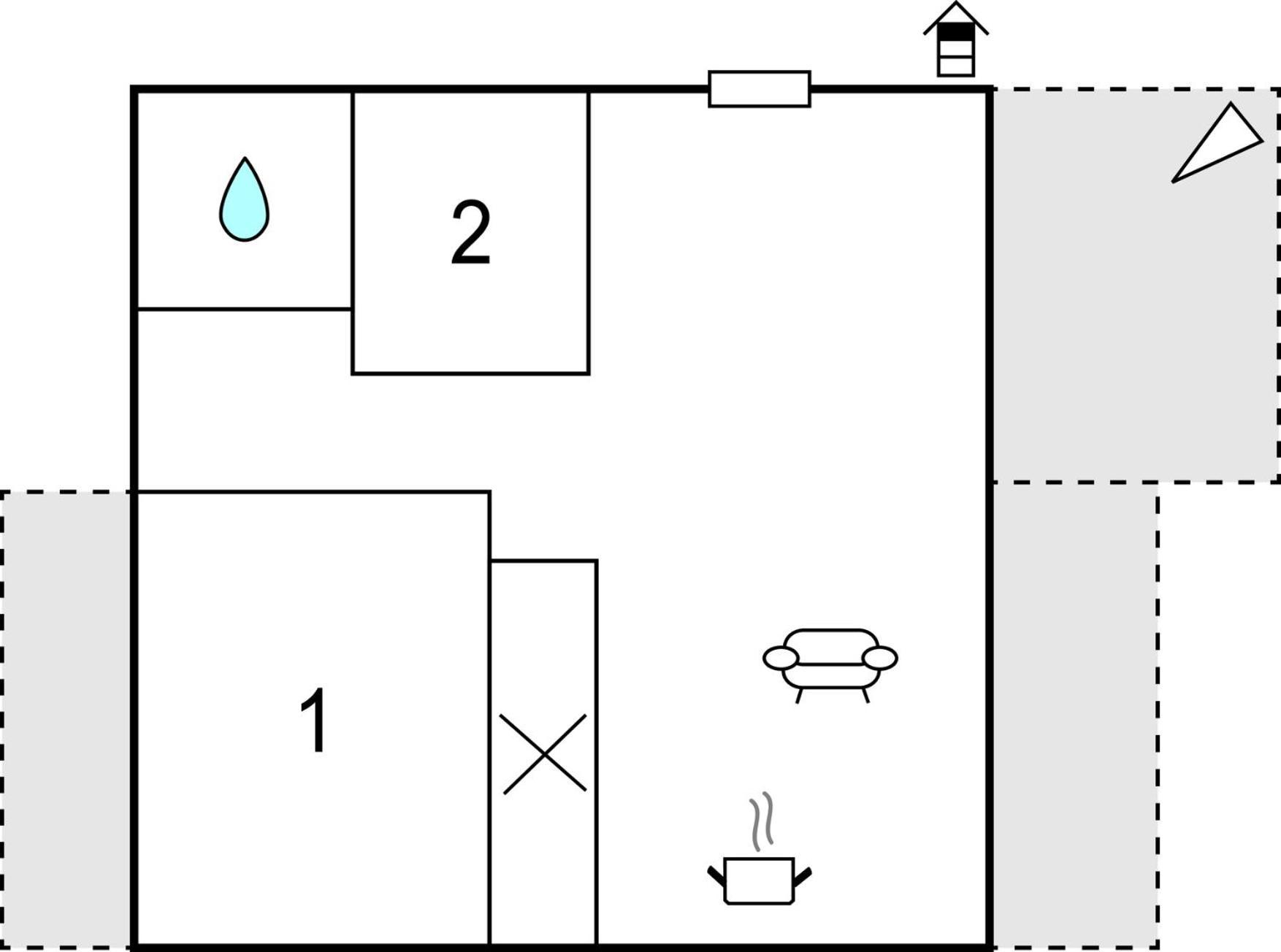 Two-Bedroom Apartment in Blace Buitenkant foto